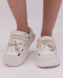 Медицинские женские клоги белые PS Starfish