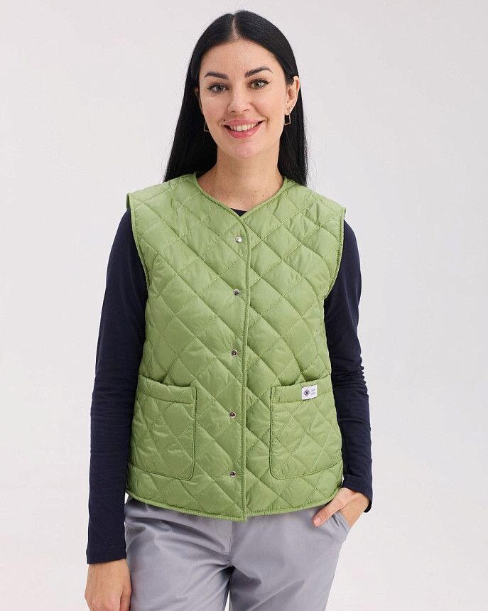 Медицинская утепленная жилетка женская Осло матча 3