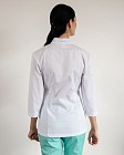 Медицинская рубашка женская Сакура белый-мятный 2