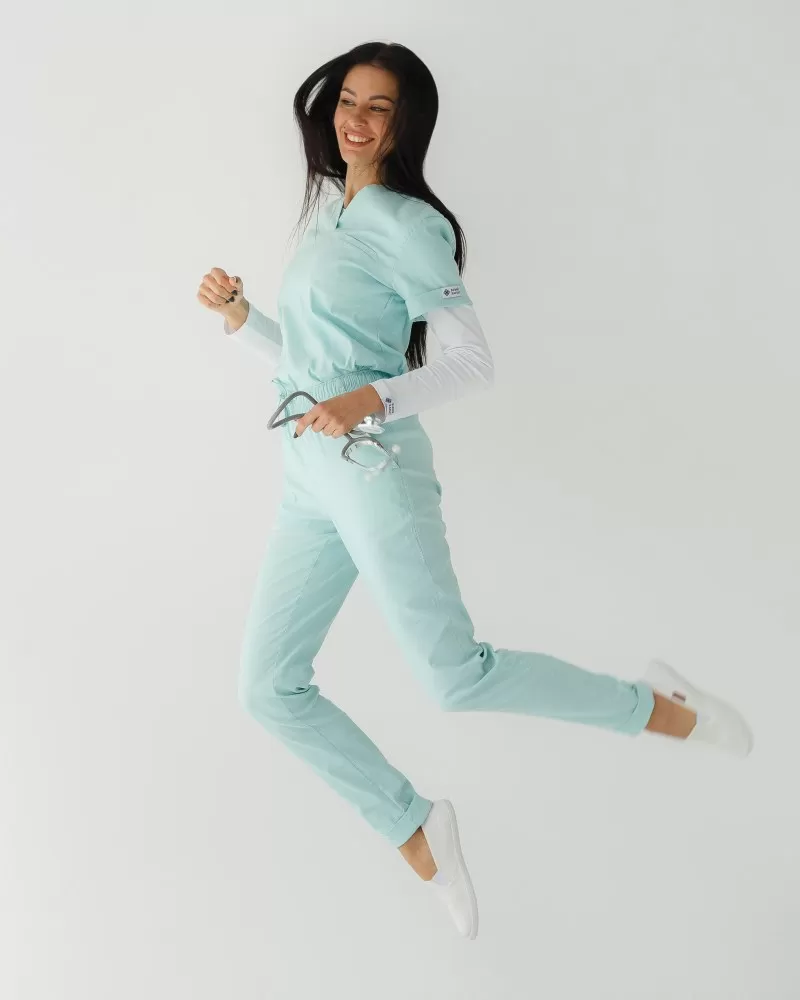 Комплект: костюм медицинский женский Марсель + лонгслив медицинский женский #5