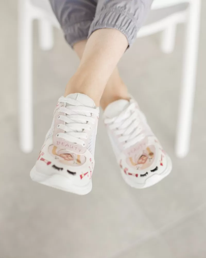 Обувь медицинская кроссовки с открытой пяткой Beauty pink