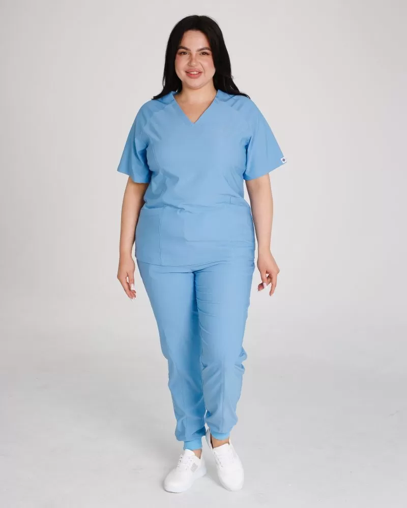 Медичний костюм жіночий Аризона блакитний