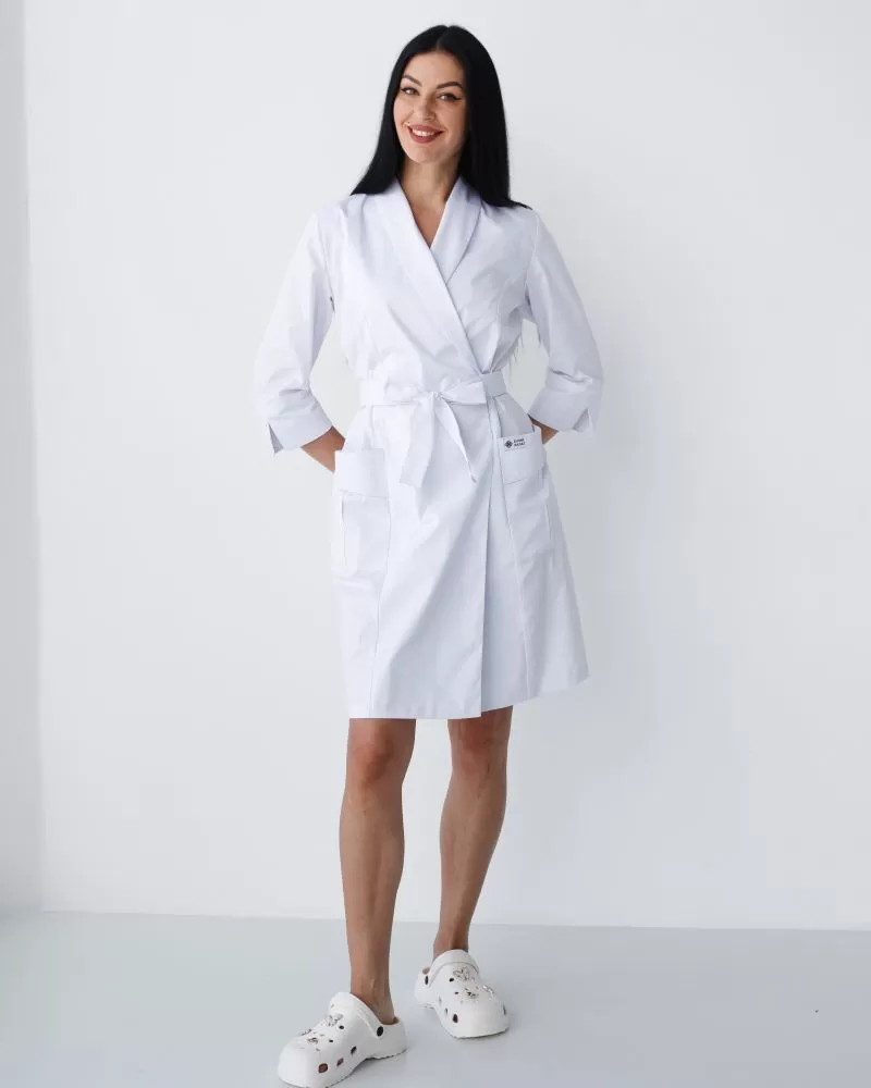 Медичний халат жіночий Осака білий