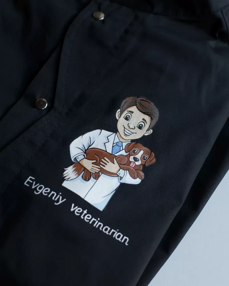 Рисунок на униформе Ветеринария #2