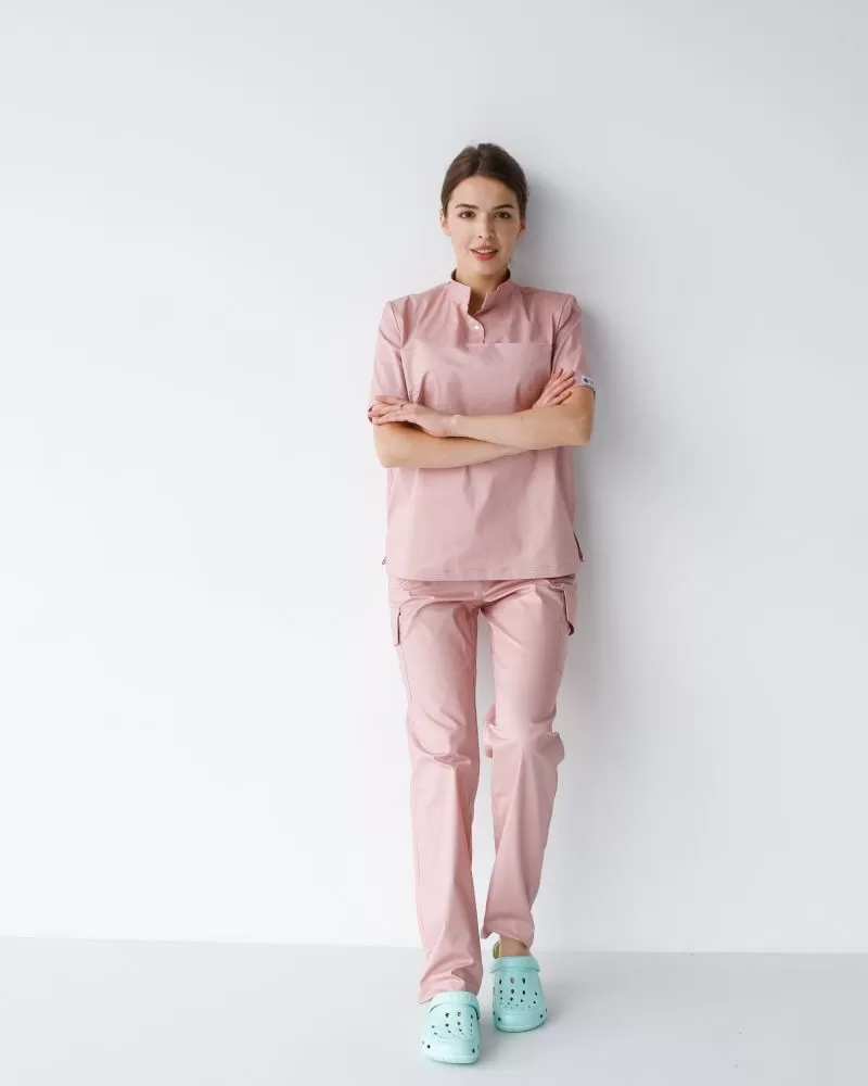 Медицинский женский костюм Денвер светло-лиловый