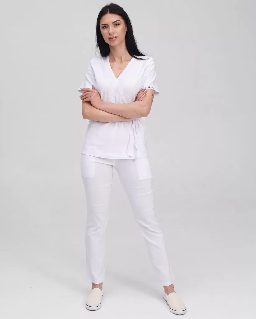 Медичний костюм жіночий Ріо білий